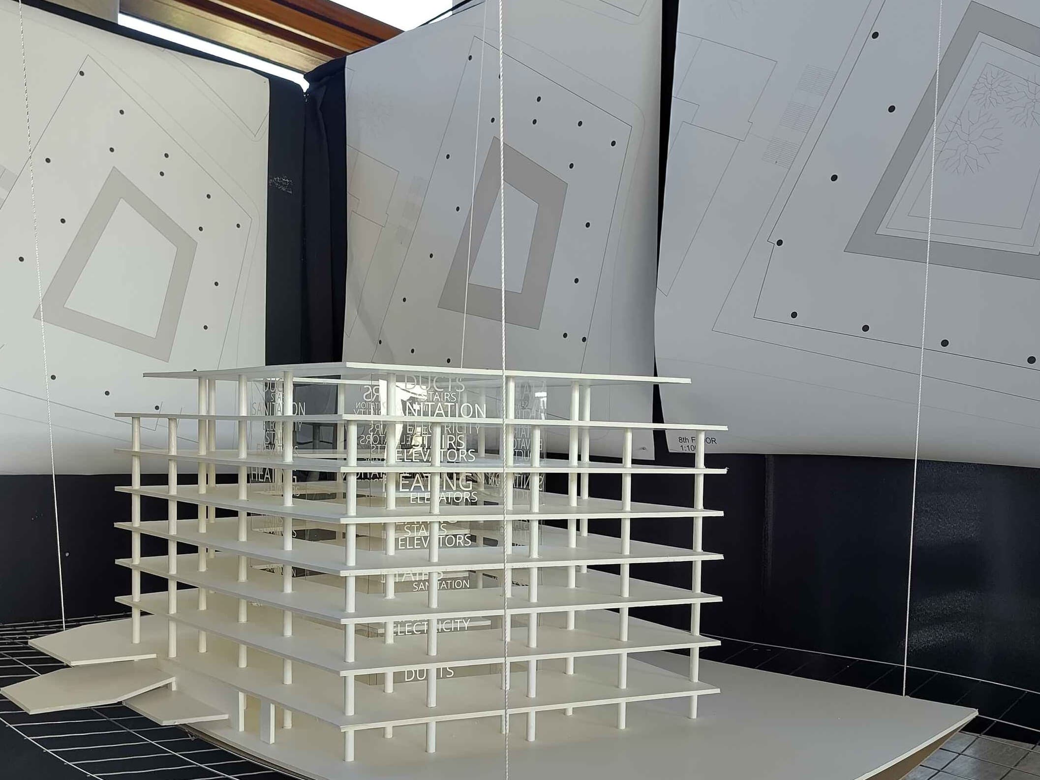 Modern architectural building designed by Anne Stadtmueller