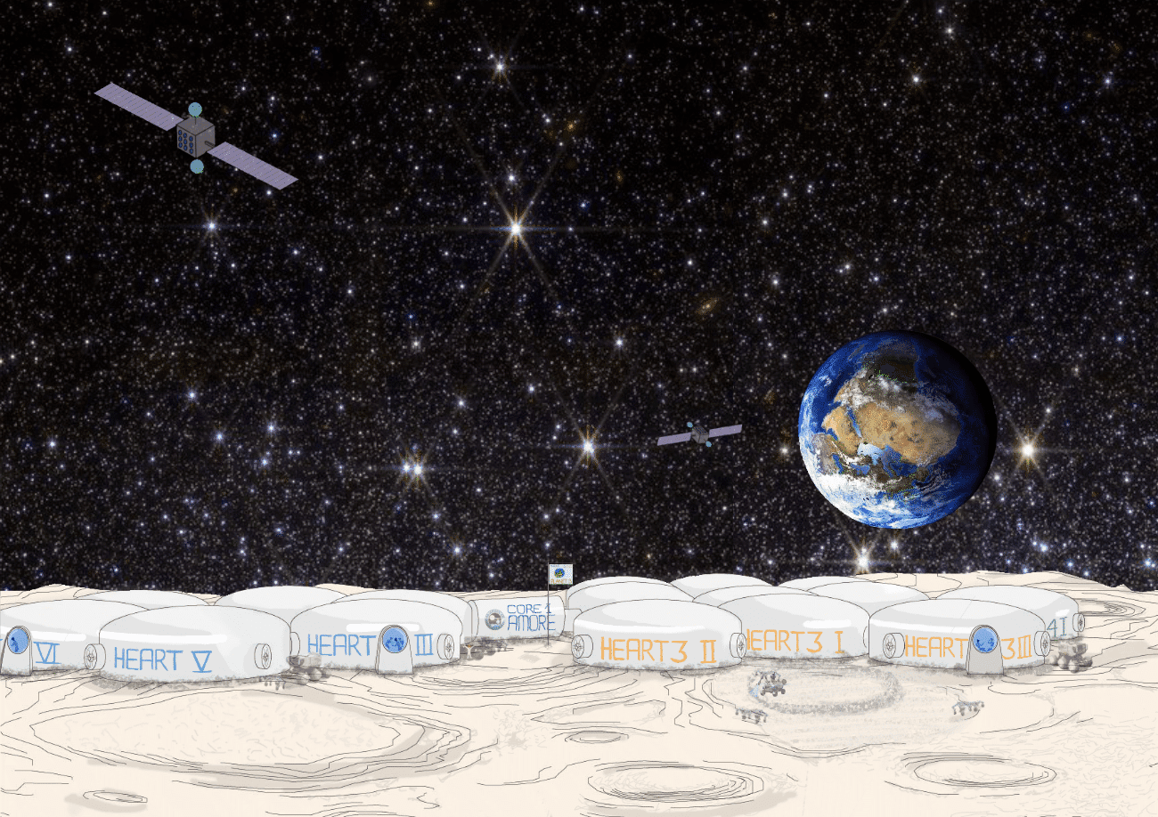 A.M.O.R.E Lunar research village